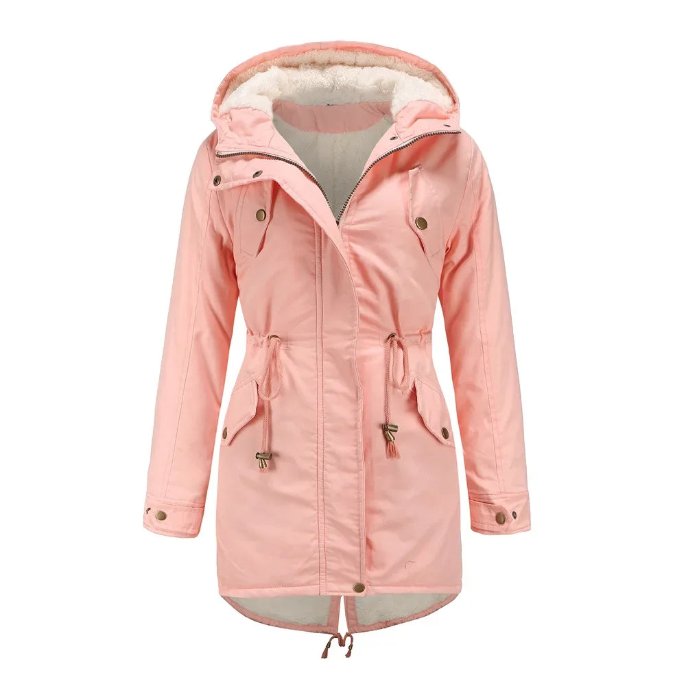 Nordiva - Warme parka met fleece voering