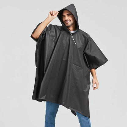 DryTac - Lichtgewicht regenjas poncho met capuchon