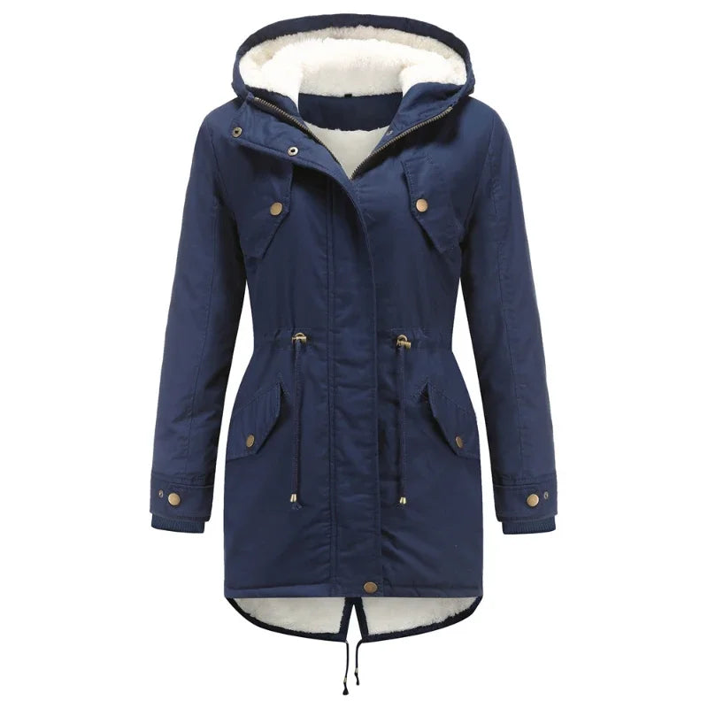 Nordiva - Warme parka met fleece voering