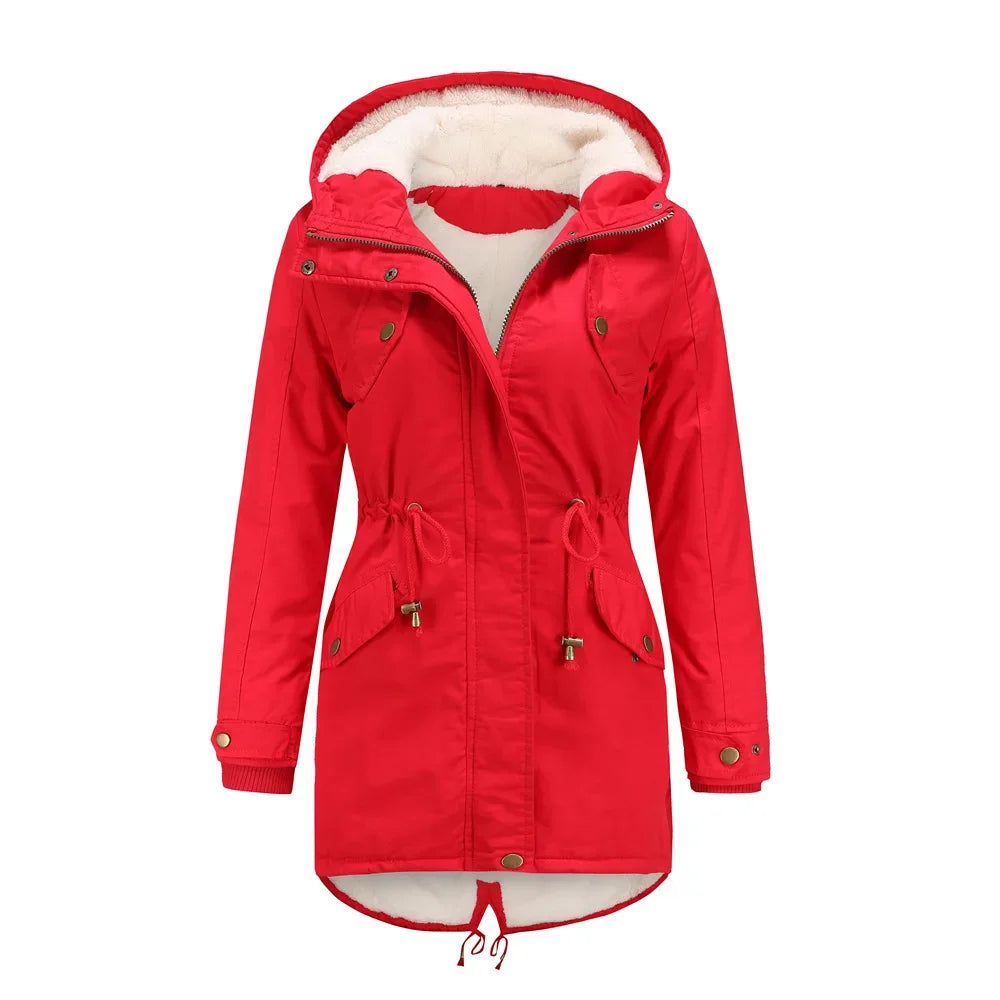 Nordiva - Warme parka met fleece voering