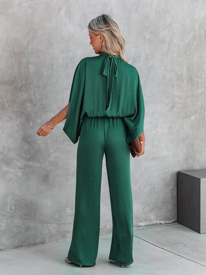 Benthe - Groene losse jumpsuit