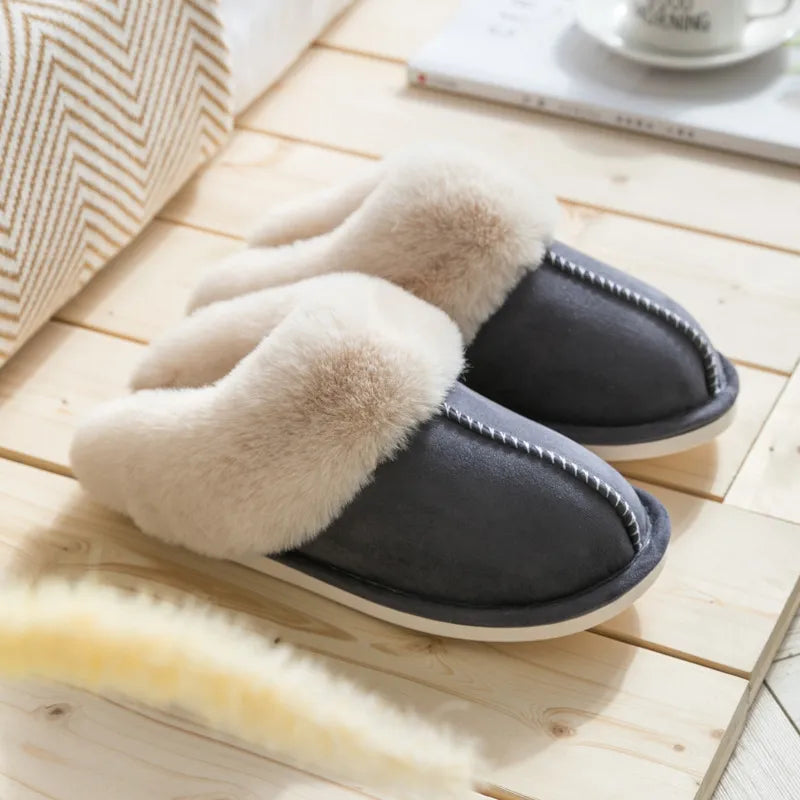 Luxe warm gevoerde pantoffels