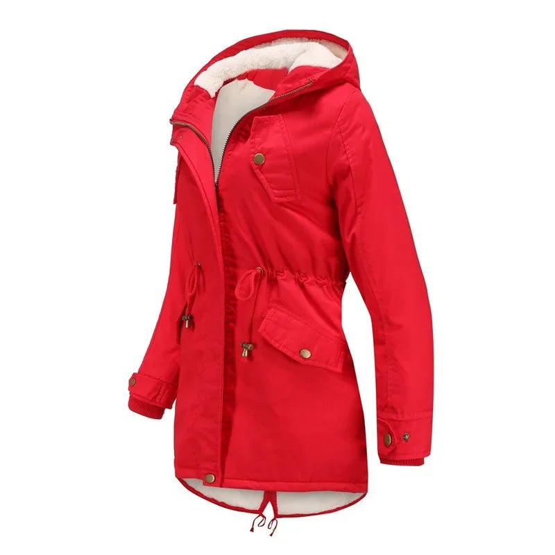 Nordiva - Warme parka met fleece voering