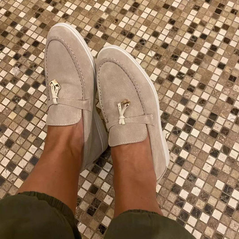 Leonie - Loafers met slot detail voor vrouwen