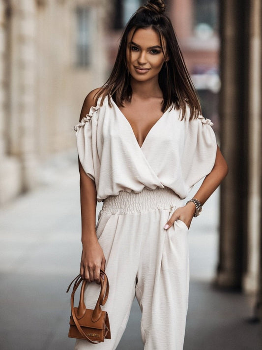 Anouk - Stijlvolle off shoulder jumpsuit