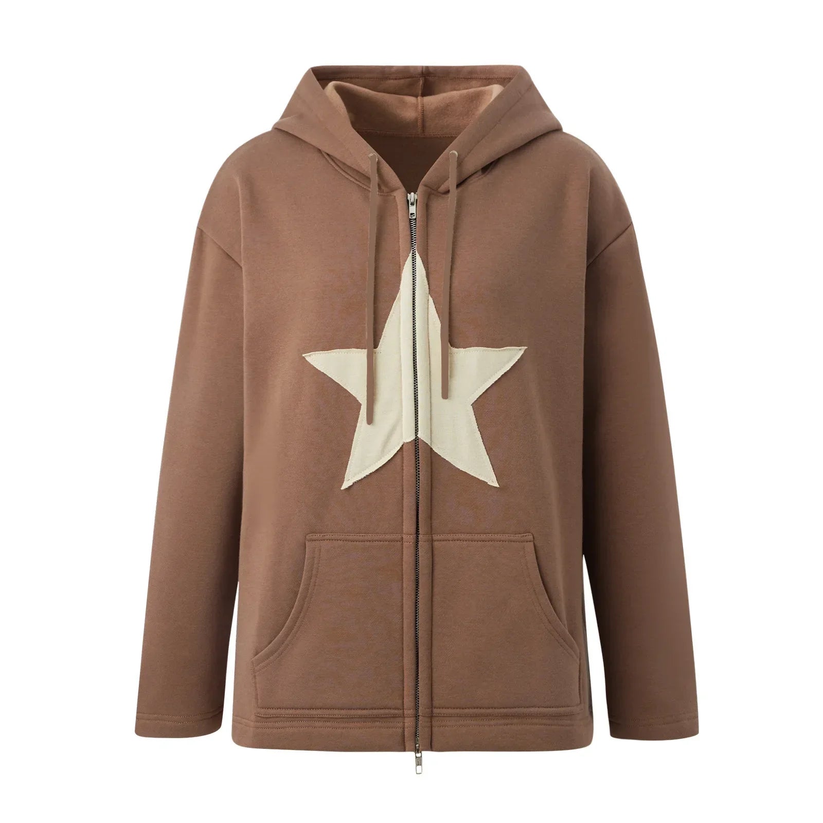 "STARZ" sweatshirt met rits voor dames