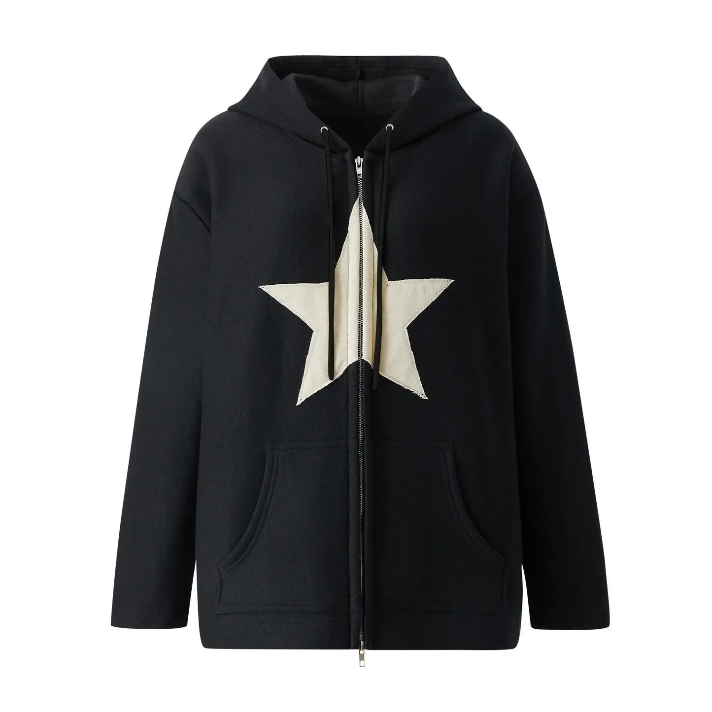 "STARZ" sweatshirt met rits voor dames