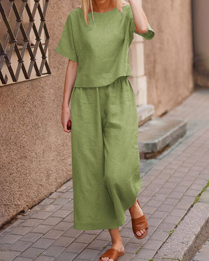 Liza - Casual Loose Fit tweedelige loungewear set