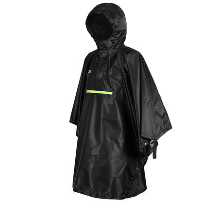 MonAmi® Poncho met reflecterende streep en capuchon