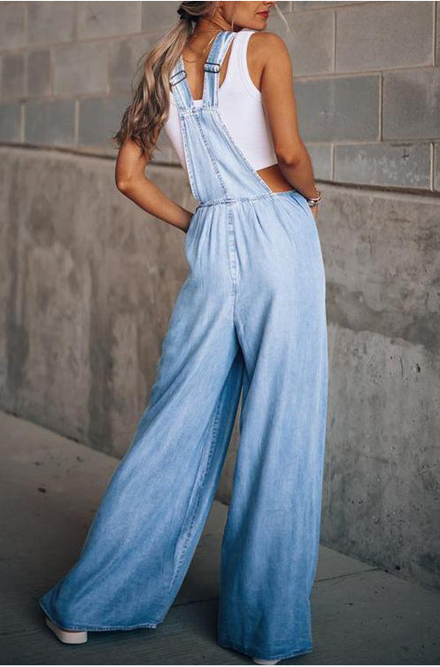 Selena - Stijlvolle Denim Jumpsuit