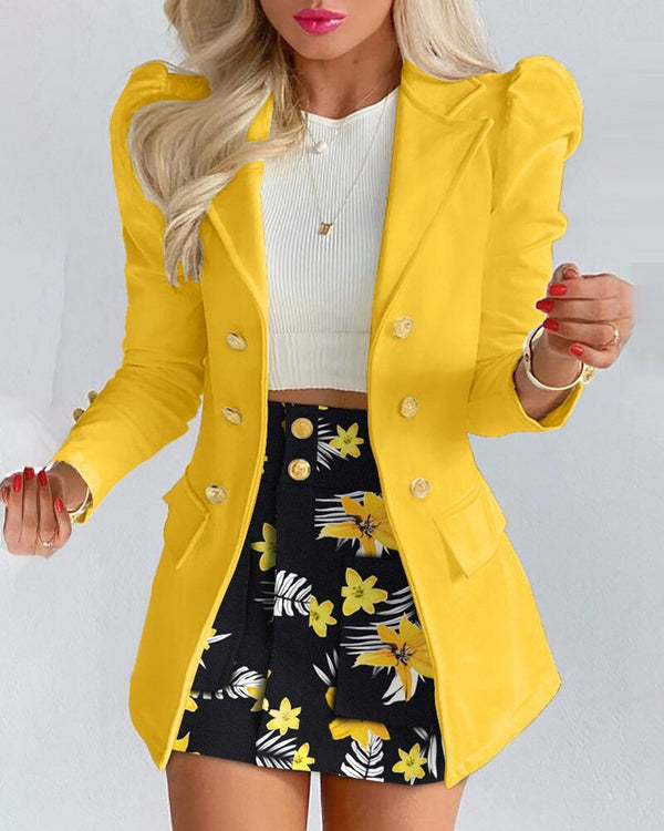 ByLina - Twee-delige blazer en rok set