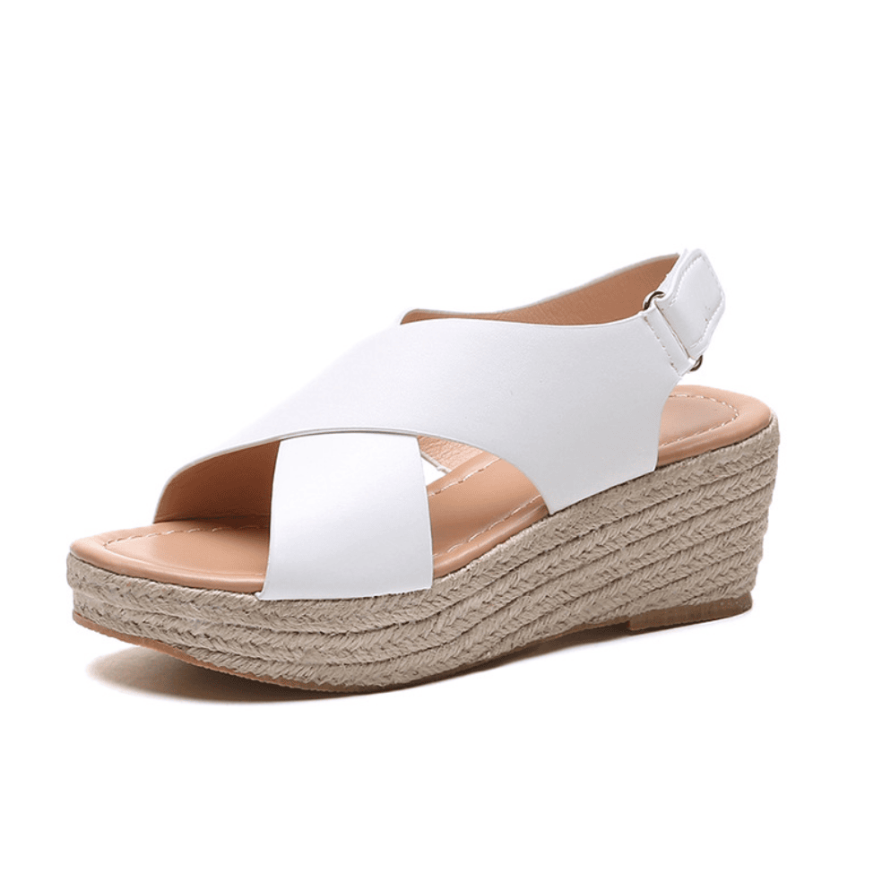 Sandalen met sleehak