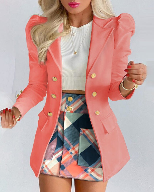 ByLina - Twee-delige blazer en rok set