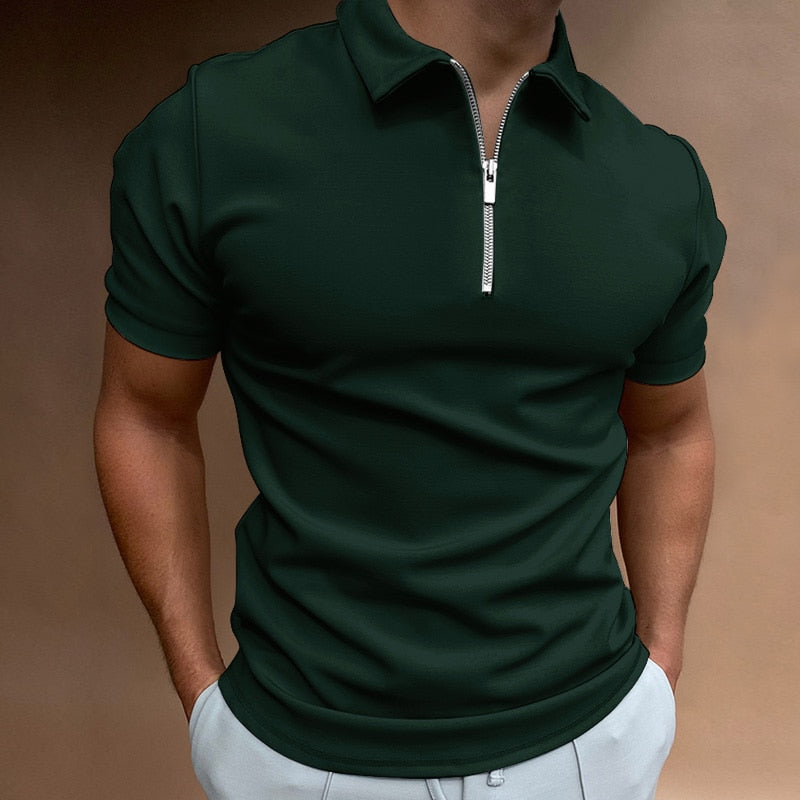 Santiago | Modieuze Zip-Up Polo