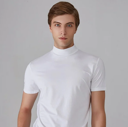 Anti zweet T-shirt met turtleneck voor mannen