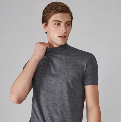 Anti zweet T-shirt met turtleneck voor mannen