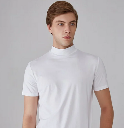 Anti zweet T-shirt met turtleneck voor mannen