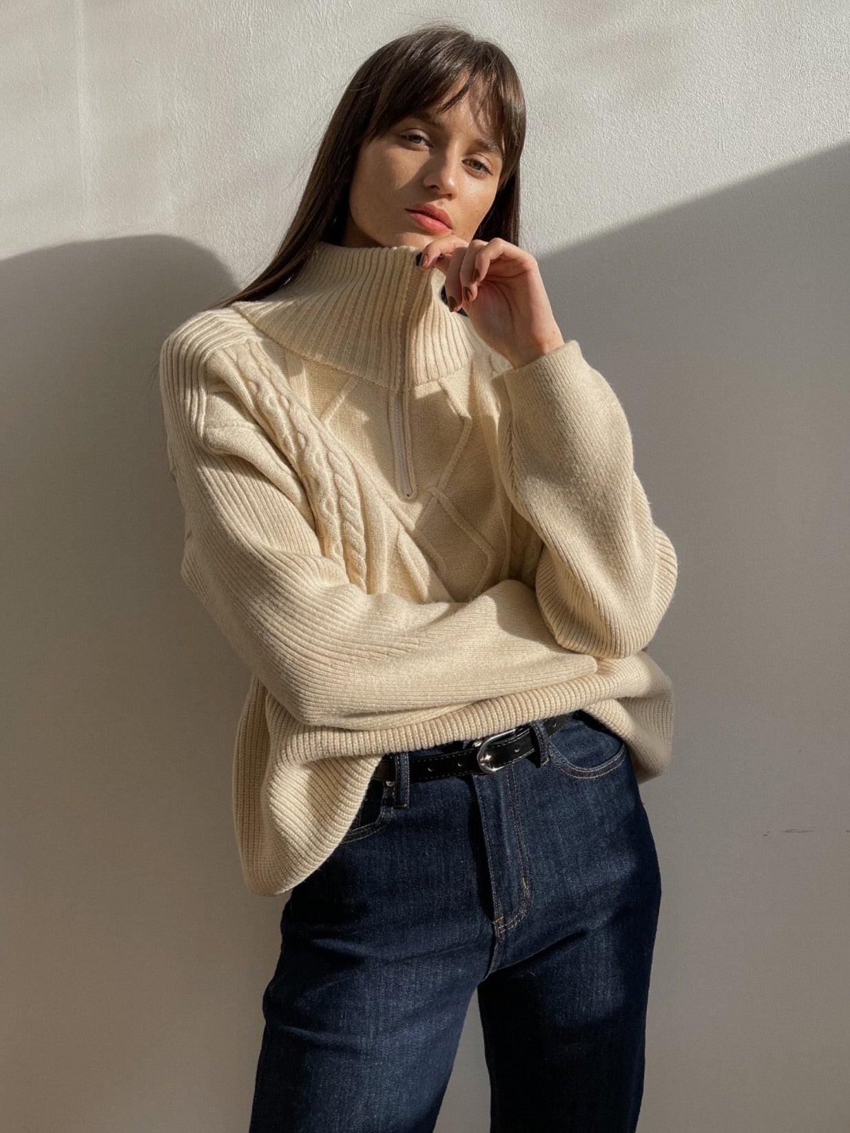 Lotte Sweater - Warme Wollen Trui met Oversized Model