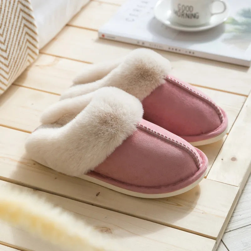 Luxe warm gevoerde pantoffels