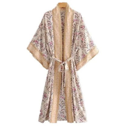 Strandkimono met decoratieve details