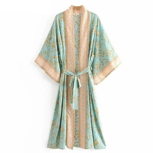 Strandkimono met decoratieve details