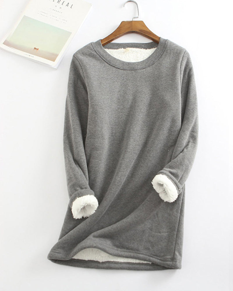 Thermisch fleece sweatshirt