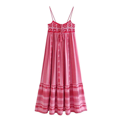 Evi - Zomerse boho maxi jurk