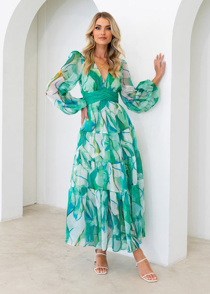 SoLuna - Maxi jurk met print