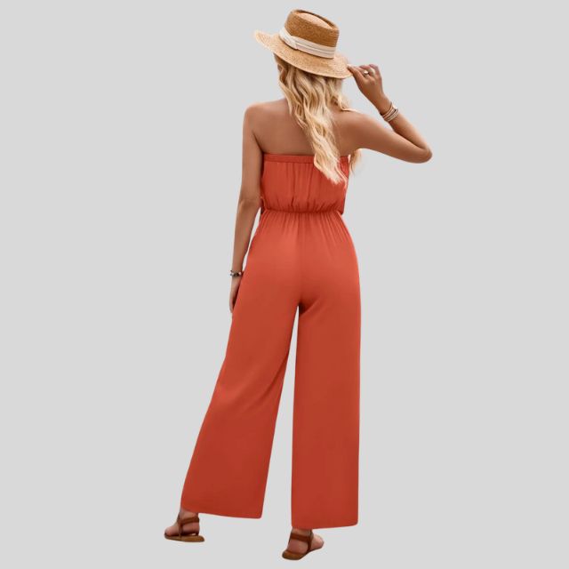 MiSun - Off-shoulder jumpsuit met tailleband