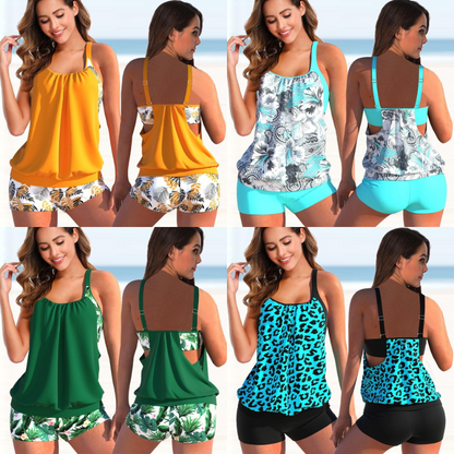 Mara | Tweekleurige Tankini-Set