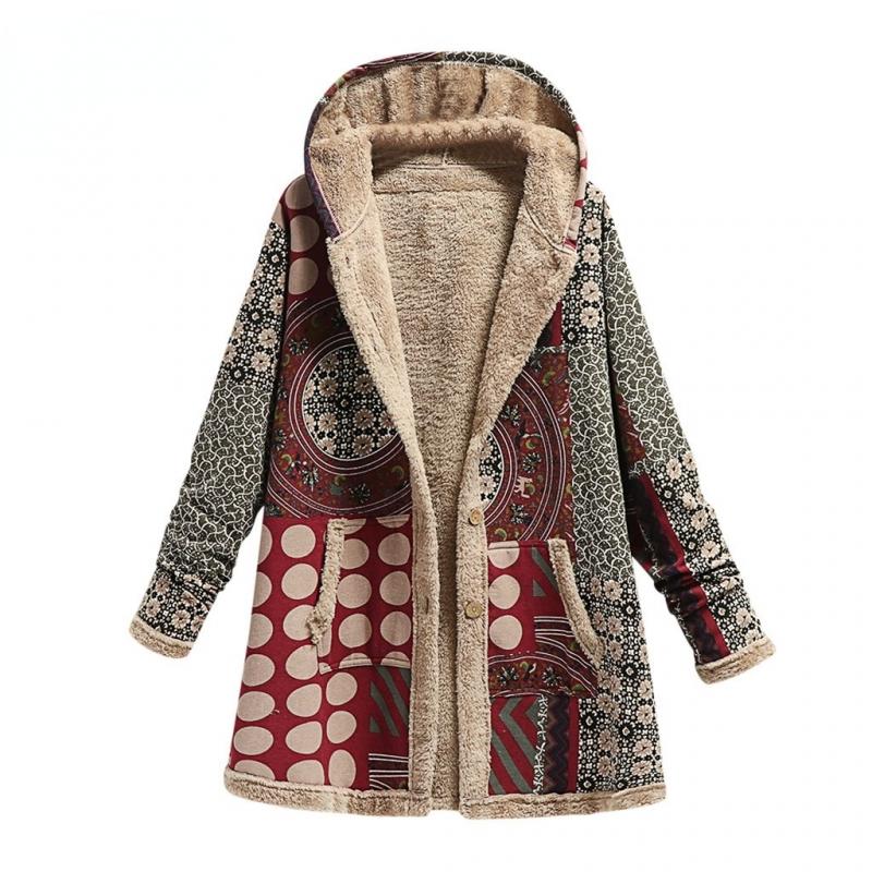 Nordiva - Fleece jas met print voor de winter