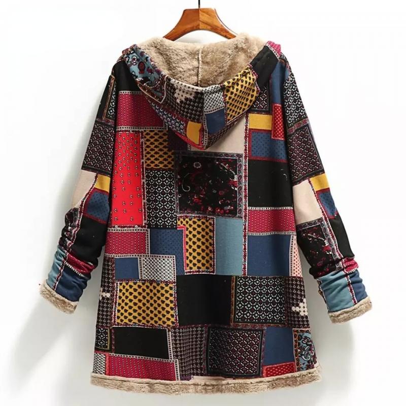 Nordiva - Fleece jas met print voor de winter