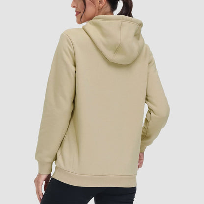 Nadine - Gezellige sherpa hoodie met fleecevoering en zak