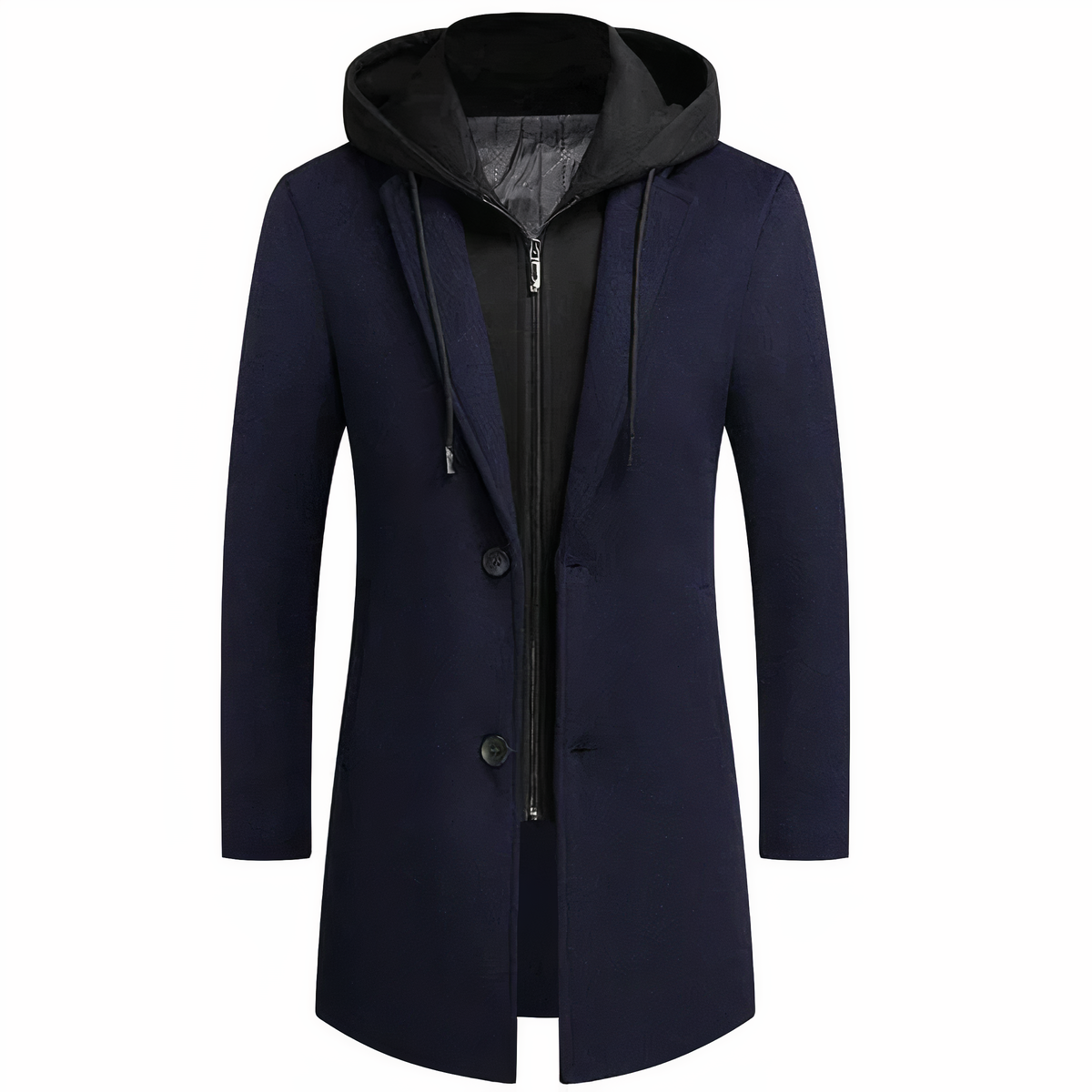 Lucas - Heren Wollen Trenchcoat