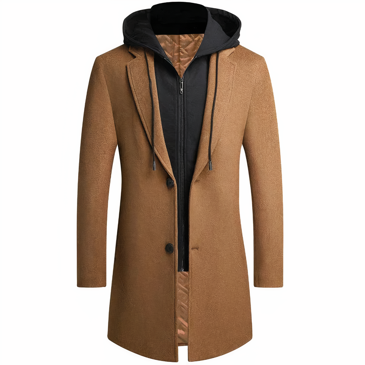 Lucas - Heren Wollen Trenchcoat