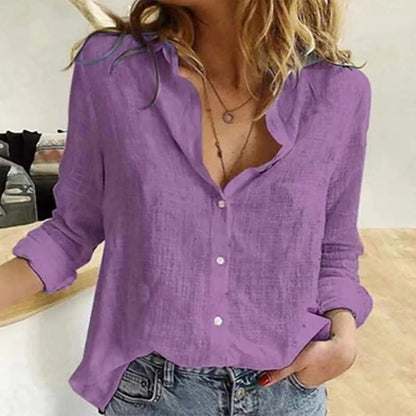 Zomerse linnen blouse