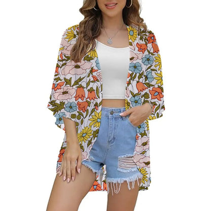 SandRoze - Kimono met print