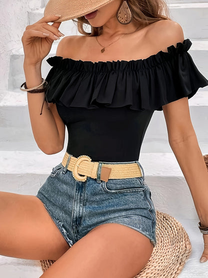 ByIsa - off shoulder bodysuit