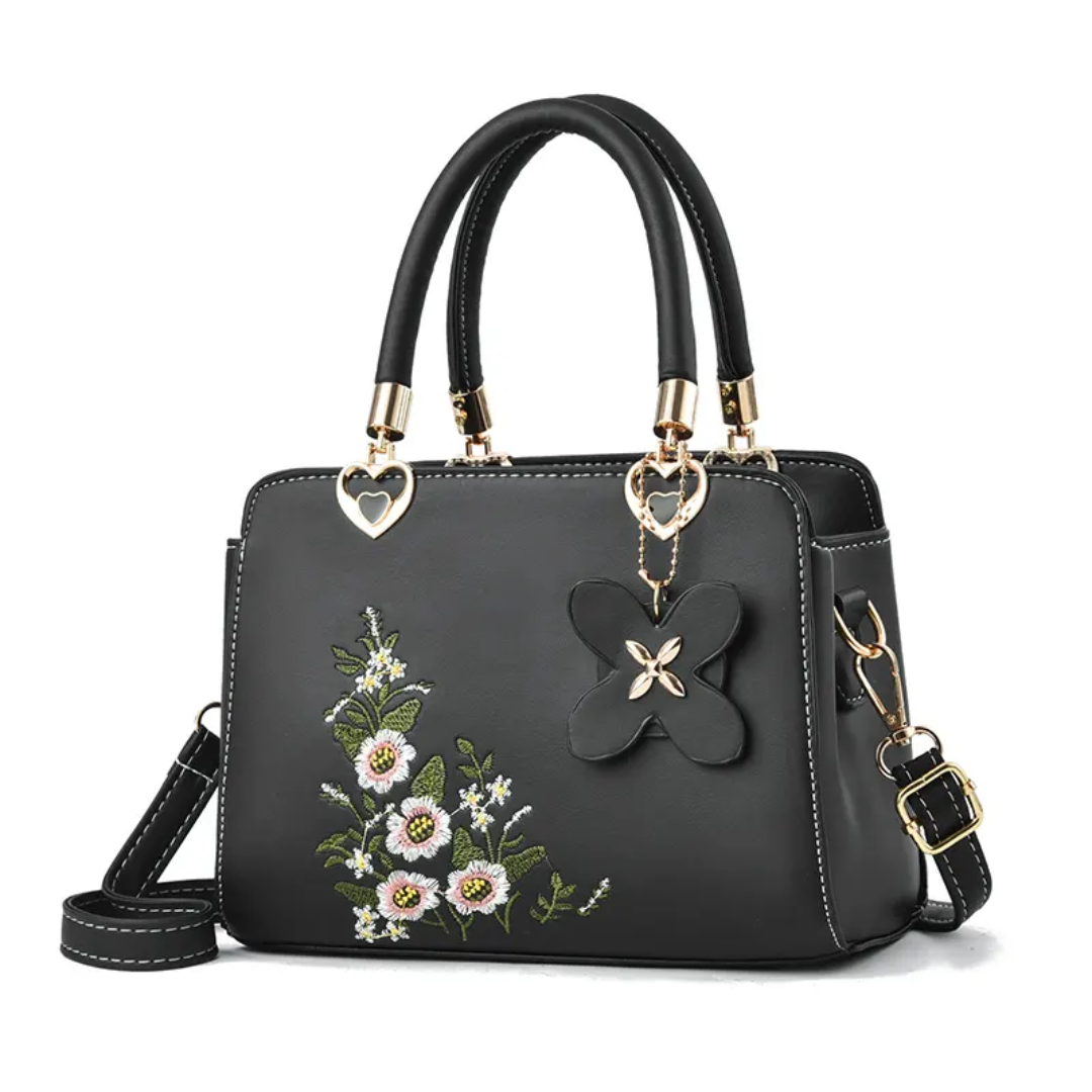 Flora Crossbody Tas - Met prachtig borduursel