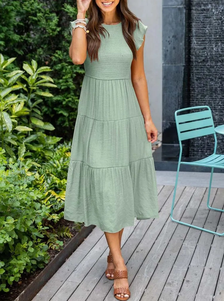 Eliza - Zomerse maxi jurk