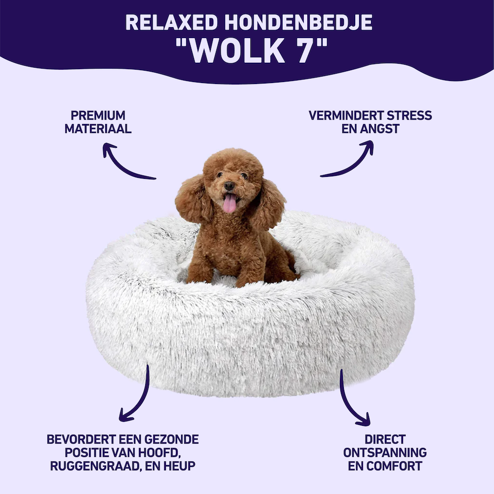 Wolk- Hondenbedje Relax