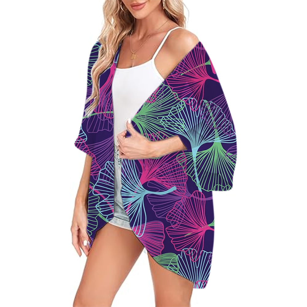 SandRoze - Bloemenprint kimono