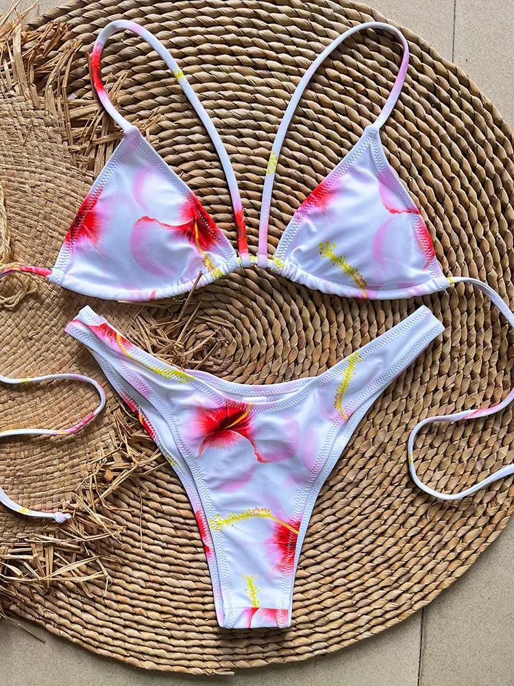 SoSoof - Brazilian bikini met bloemenprint