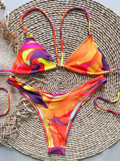 SoSoof - Brazilian bikini met bloemenprint