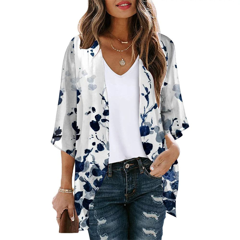 SandRoze - Kimono met geometrische print