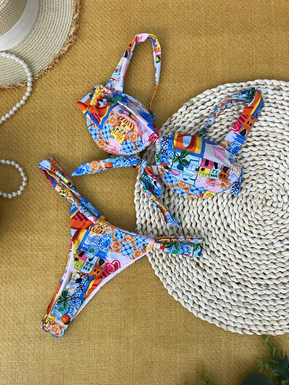 SoSoof - Brazilian bikini met print