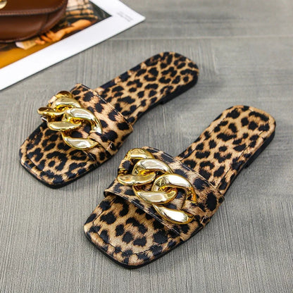 RuBella - Slippers met gouden detail