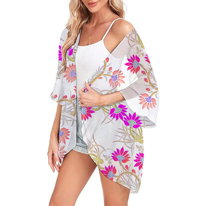 SandRoze - Bloemenprint kimono