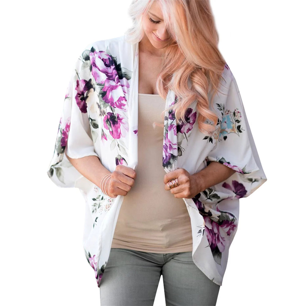 SandRoze - Kimono met geometrische print