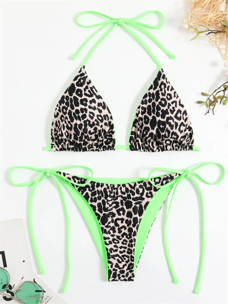 SoSoof - Brazilian bikini met luipaardprint